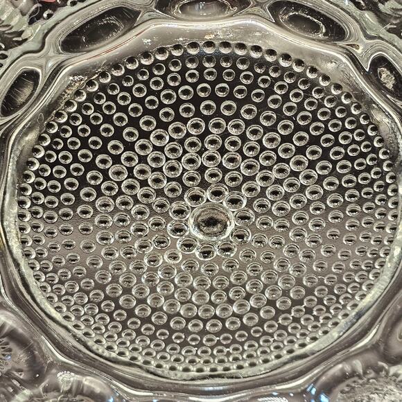 Vintage Indiana Glass Thousand Eye Pattern Egg Tray, Relish-Condiment Center - Picture 2 of 5